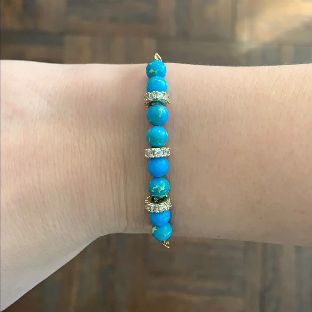 Turquoise stone bracelet